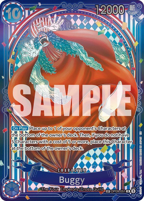 Buggy - OP09-051 (SP) [The Azure Sea's Seven]