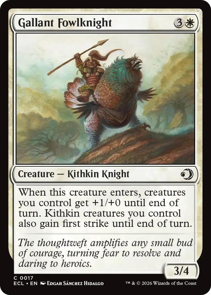Gallant Fowlknight (17) [Lorwyn Eclipsed]