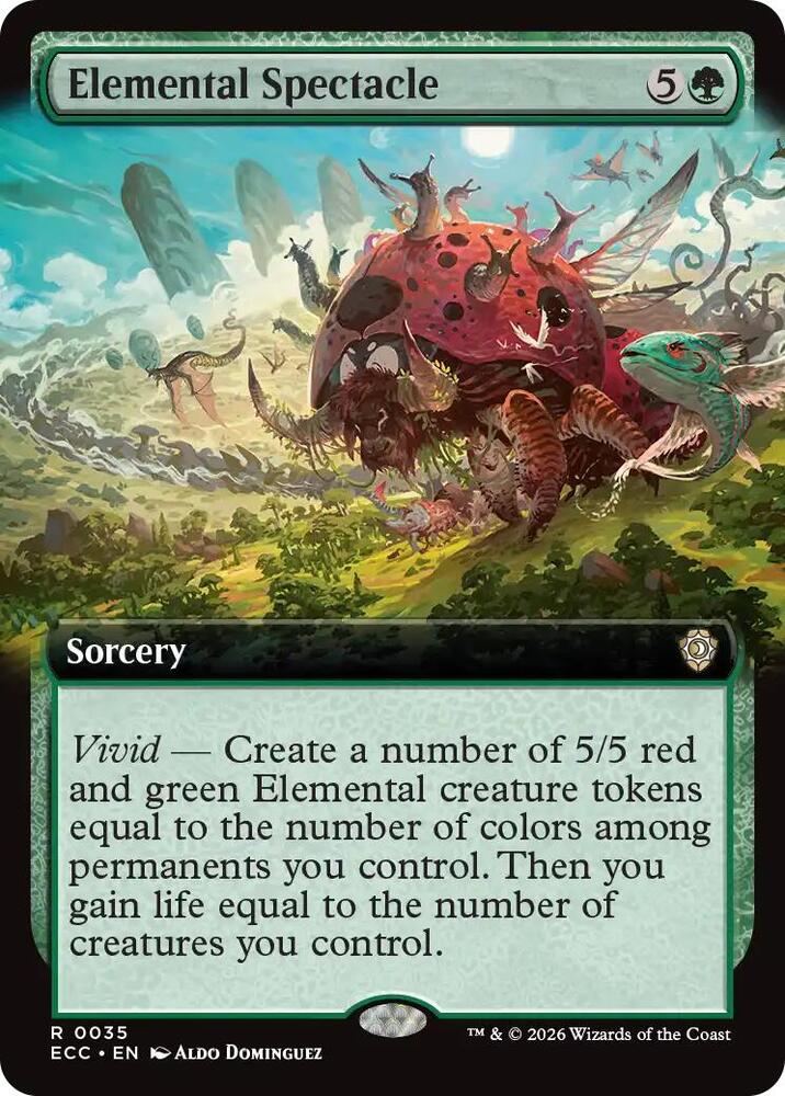Elemental Spectacle (Extended Art) (35) [Lorwyn Eclipsed Commander]