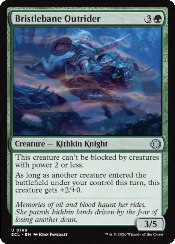 Bristlebane Outrider (169) [Lorwyn Eclipsed]