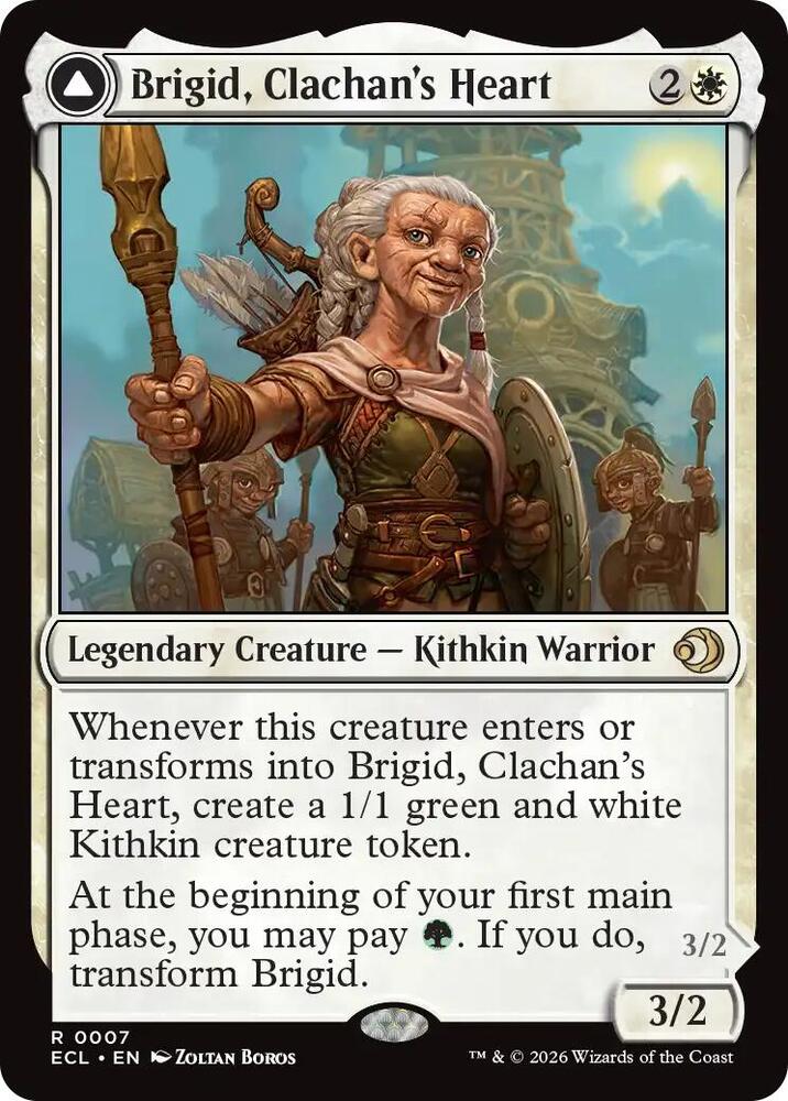 Brigid, Clachan's Heart (7) [Lorwyn Eclipsed]