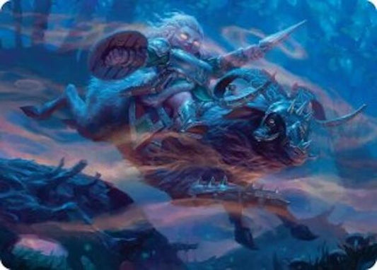 Bristlebane Outrider Art Card (18) [Lorwyn Eclipsed Art Series]