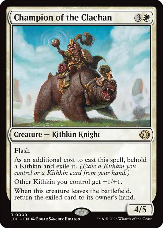 Champion of the Clachan (9) [Lorwyn Eclipsed Promos]