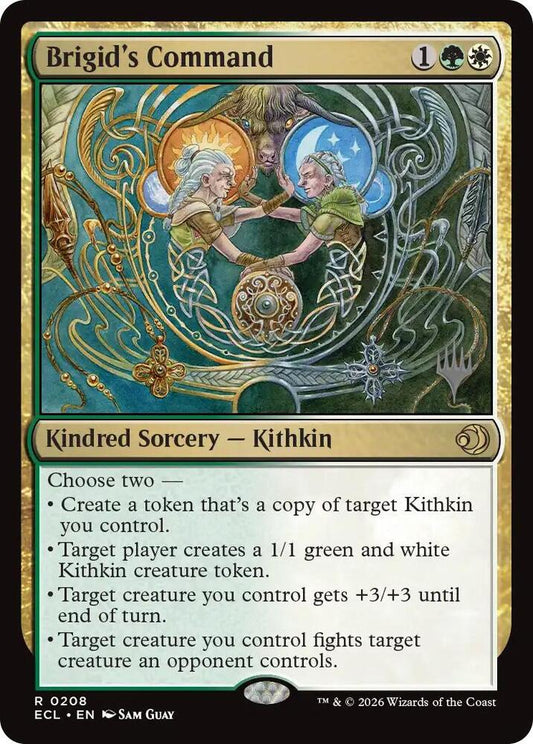 Brigid's Command (208) [Lorwyn Eclipsed Promos]