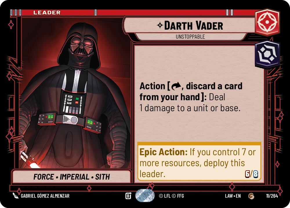 Darth Vader - Unstoppable (11/264) [A Lawless Time]