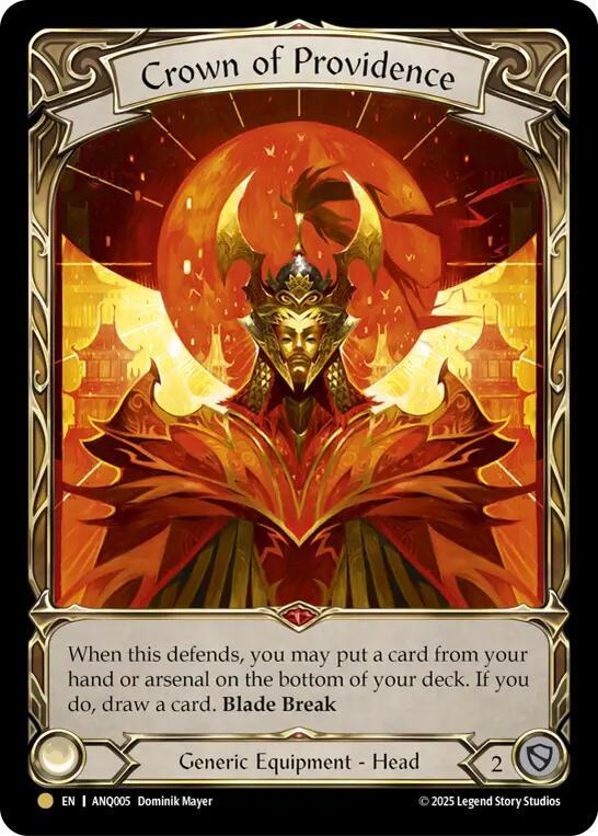 Crown of Providence (ANQ005) [Compendium of Rathe - Antiquity Pack]