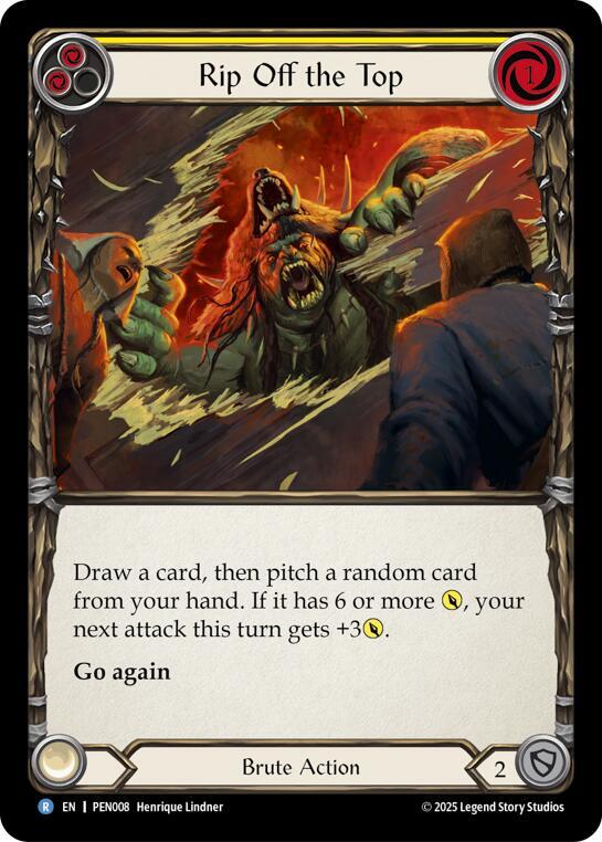 Rip Off The Top (Yellow) (PEN008) [Compendium of Rathe]