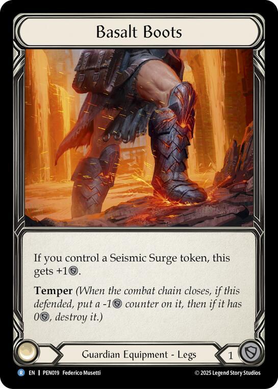 Basalt Boots (PEN019) [Compendium of Rathe]
