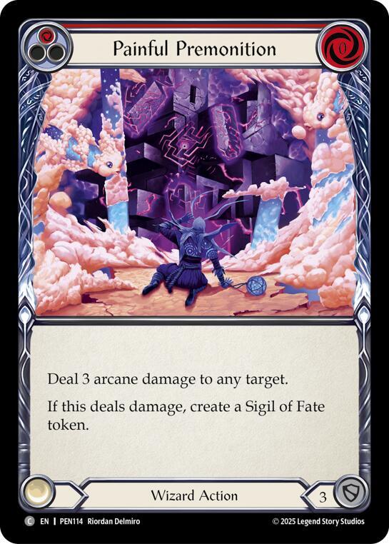 Painful Premonition (Red) (PEN114) [Compendium of Rathe]