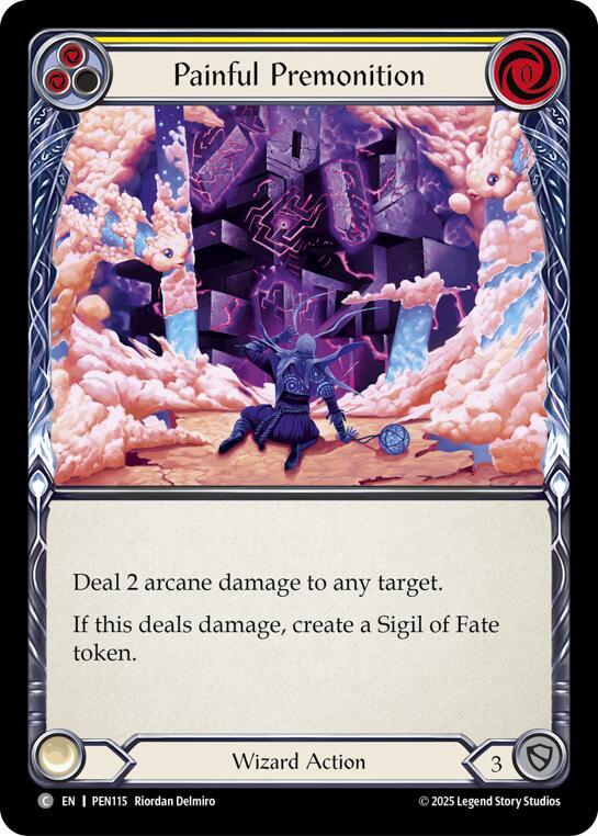 Painful Premonition (Yellow) (PEN115) [Compendium of Rathe]