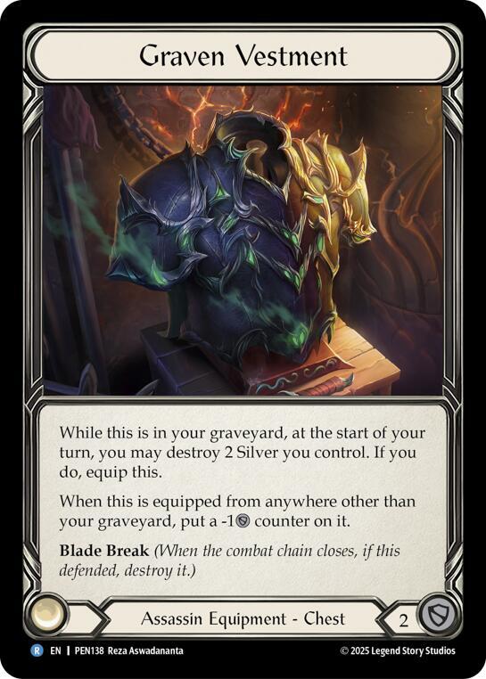 Graven Vestment (PEN138) [Compendium of Rathe]