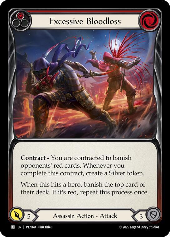 Excessive Bloodloss (Red) (PEN144) [Compendium of Rathe]