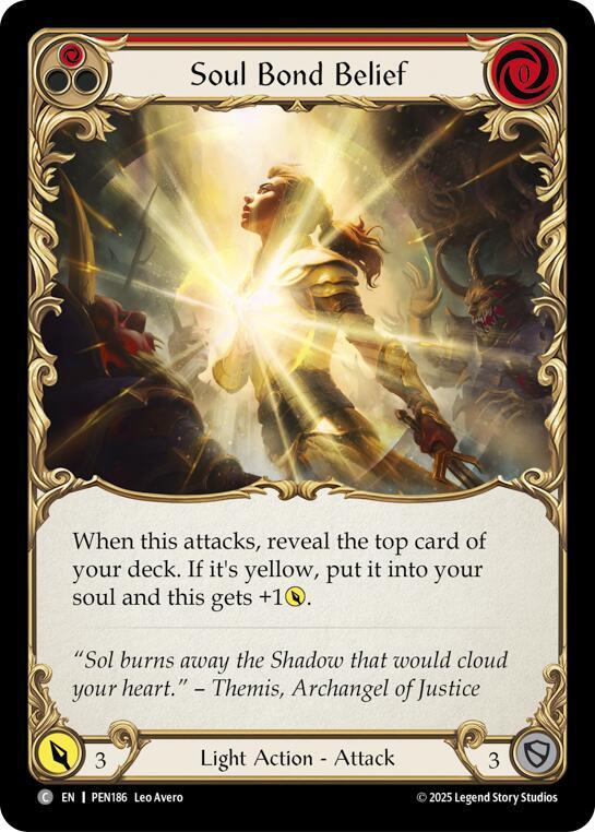 Soul Bond Belief (Red) (PEN186) [Compendium of Rathe]