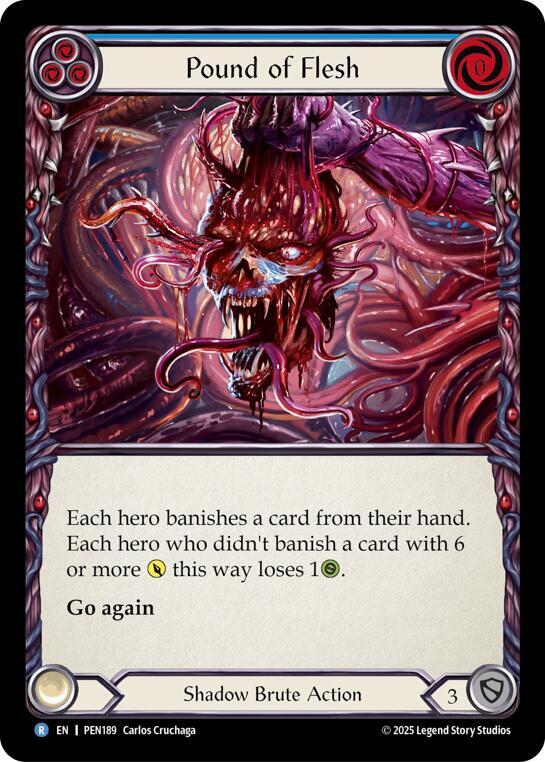 Pound Of Flesh (Blue) (PEN189) [Compendium of Rathe]