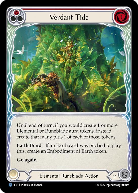Verdant Tide (Red) (PEN203) [Compendium of Rathe]