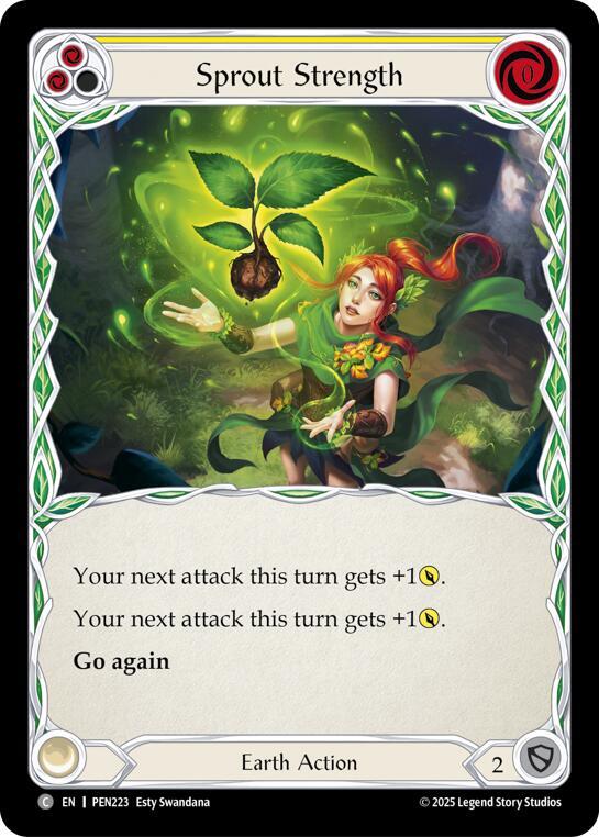 Sprout Strength (Yellow) (PEN223) [Compendium of Rathe]