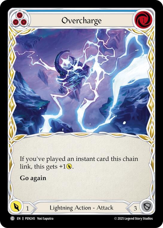 Overcharge (Blue) (PEN245) [Compendium of Rathe]