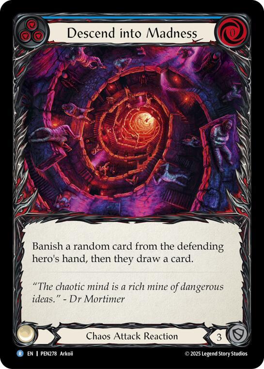 Descend Into Madness (Blue) (PEN278) [Compendium of Rathe]
