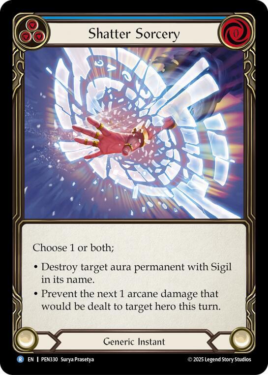 Shatter Sorcery (Blue) (PEN330) [Compendium of Rathe]