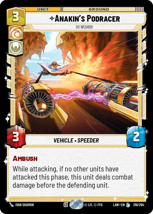 Anakin's Podracer - So Wizard! (219/264) [A Lawless Time]