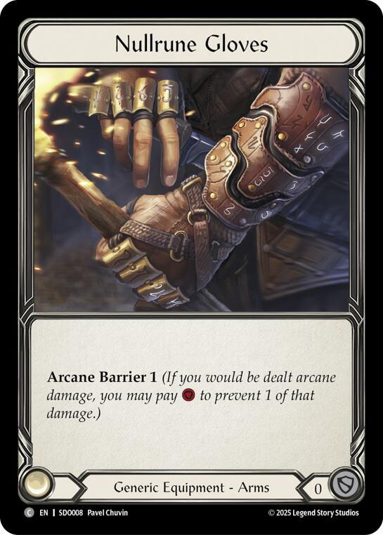Nullrune Gloves (SDO008) [Silver Age Chapter 2]