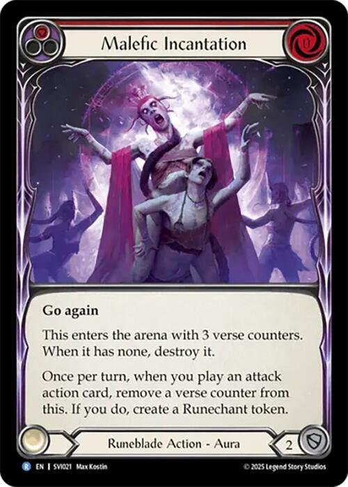 Malefic Incantation (Red) (SVI021) [Silver Age Chapter 1]