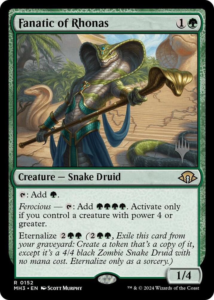 Fanatic of Rhonas (152) [Lorwyn Eclipsed Promos]