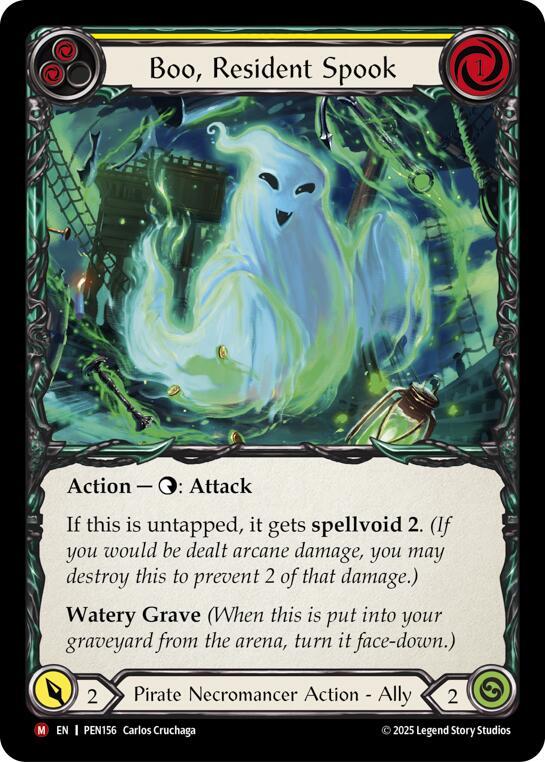 Boo Resident Spook (Yellow) (PEN156) [Compendium of Rathe]