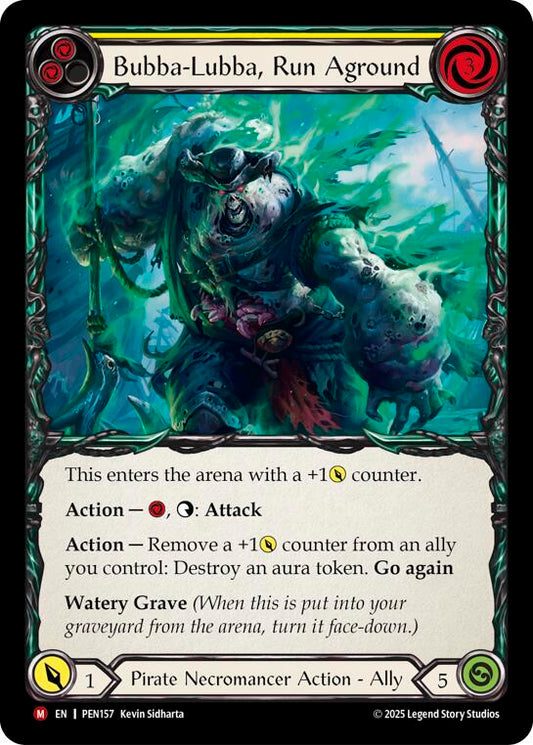Bubba Lubba Run Aground (Yellow) (PEN157) [Compendium of Rathe]