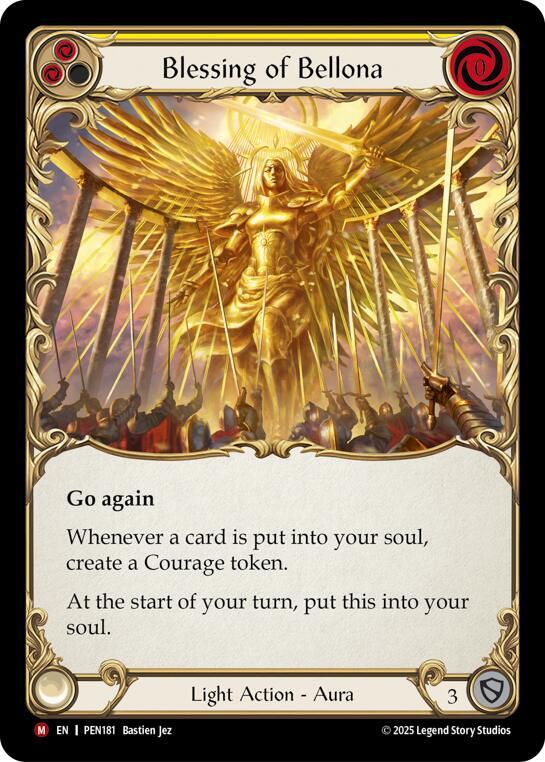 Blessing Of Bellona (Yellow) (PEN181) [Compendium of Rathe]