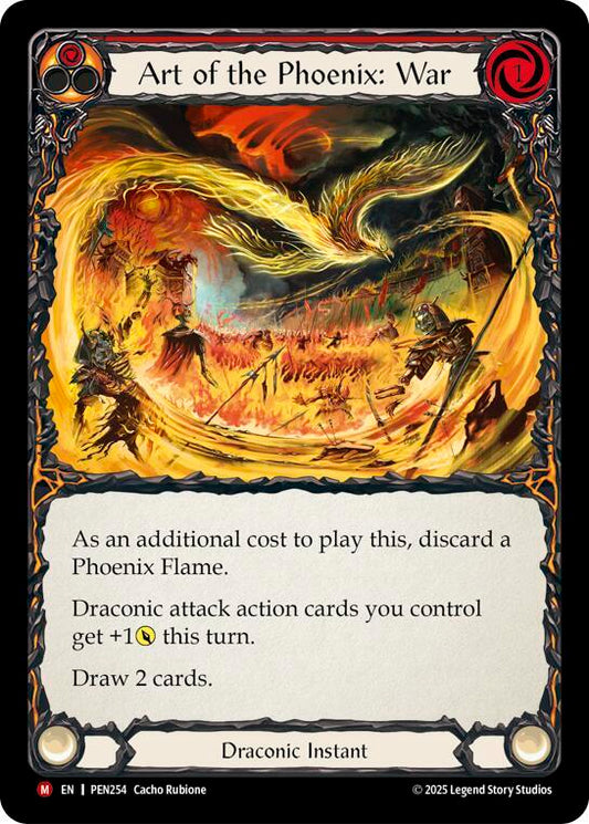Art Of The Phoenix War (Red) (PEN254) [Compendium of Rathe]