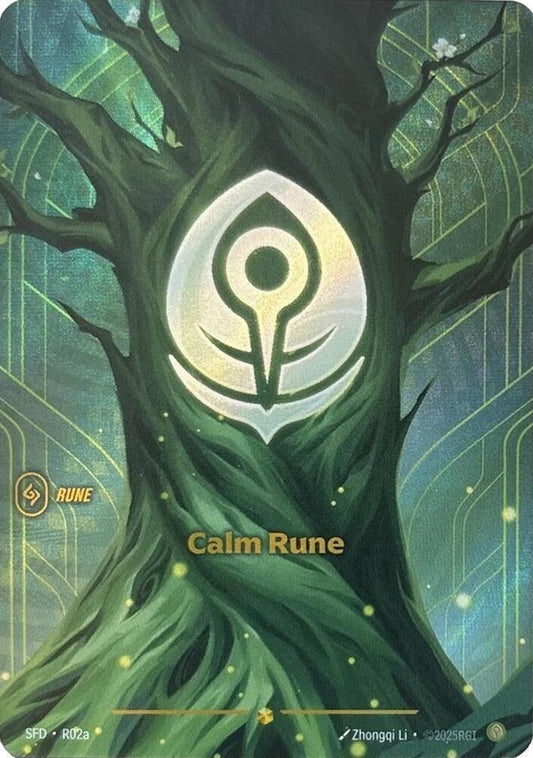 Calm Rune (Alternate Art) (R02a) [Spiritforged]