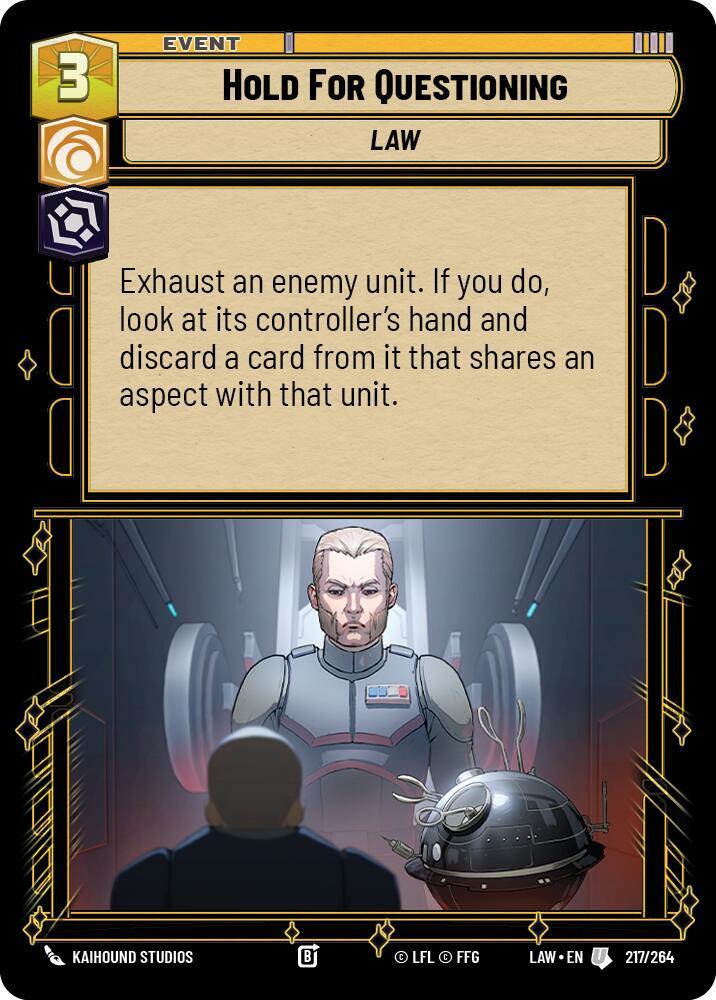 Hold for Questioning (217/264) [A Lawless Time]
