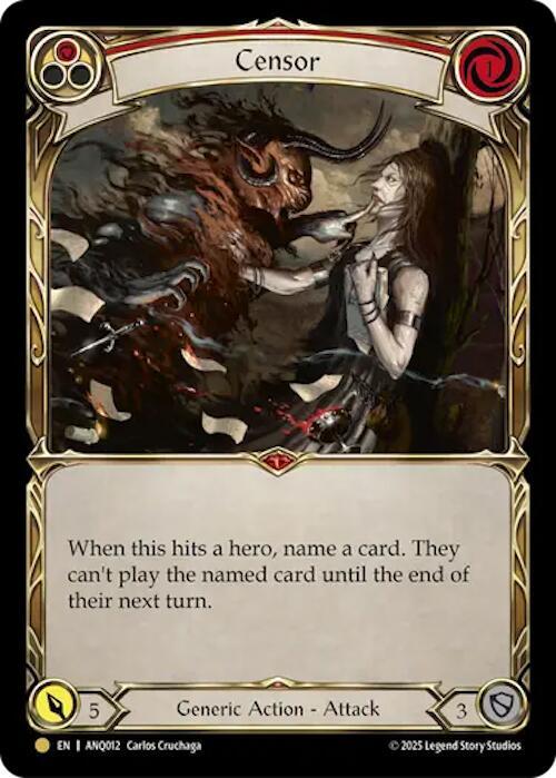 Censor (Red) (ANQ012) [Compendium of Rathe - Antiquity Pack]