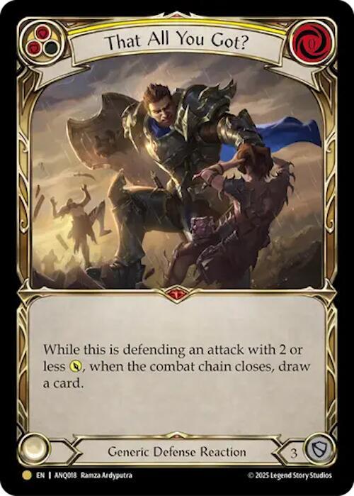 That All You Got (Yellow) (ANQ018) [Compendium of Rathe - Antiquity Pack]