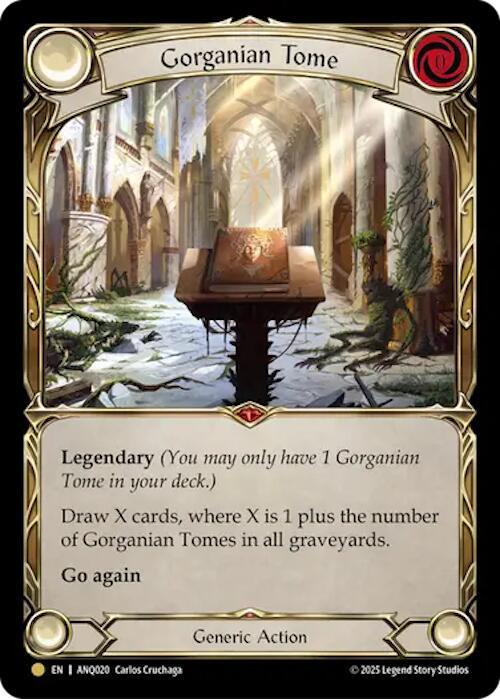 Gorganian Tome (ANQ020) [Compendium of Rathe - Antiquity Pack]