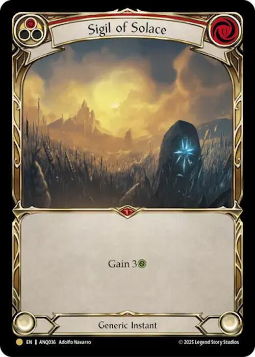 Sigil Of Solace (Red) (ANQ036) [Compendium of Rathe - Antiquity Pack]
