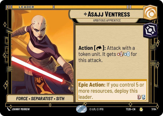 Asajj Ventress - Ambitious Apprentice (7/84) [Twin Suns]