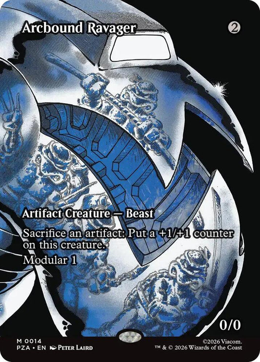 Arcbound Ravager (Borderless) (14) [Teenage Mutant Ninja Turtles Eternal-Legal]