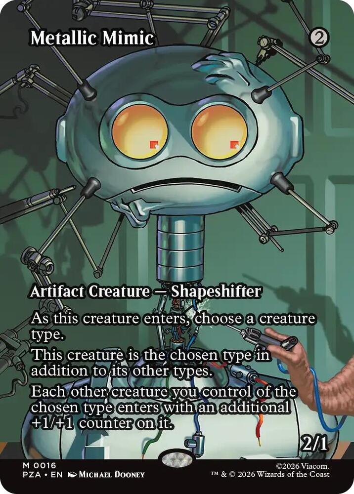 Metallic Mimic (Borderless) (16) [Teenage Mutant Ninja Turtles Eternal-Legal]
