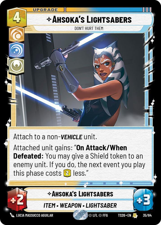 Ahsoka's Lightsabers (35/84) [Twin Suns]