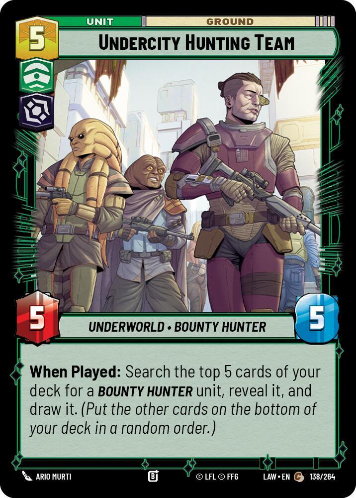 Undercity Hunting Team (138/264) [A Lawless Time]