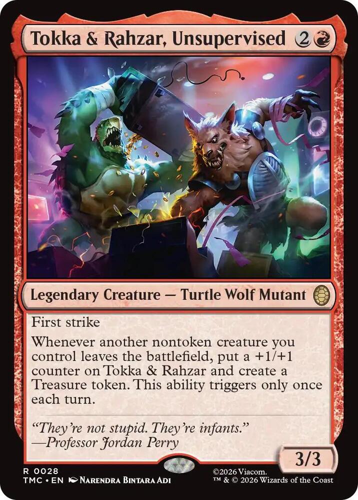 Tokka & Rahzar, Unsupervised (28) [Teenage Mutant Ninja Turtles Commander]