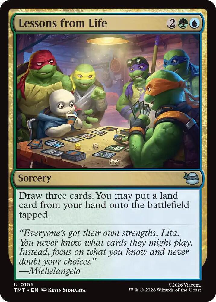 Lessons from Life (155) [Teenage Mutant Ninja Turtles Commander]