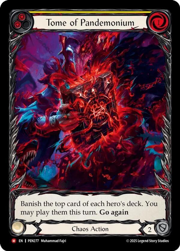 Tome Of Pandemonium (Yellow) (Extended Art) (PEN277) [Compendium of Rathe]