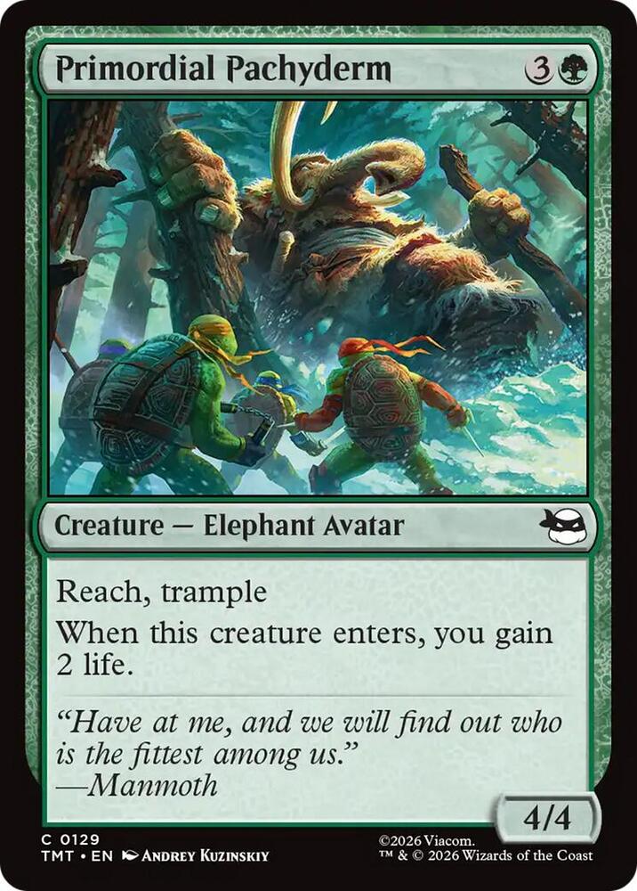 Primordial Pachyderm (129) [Teenage Mutant Ninja Turtles]