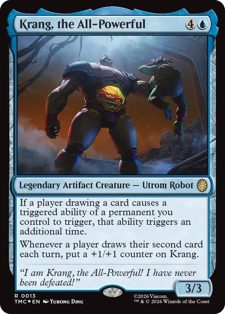 Krang, the All-Powerful (Surge Foil) (13) [Teenage Mutant Ninja Turtles Commander]