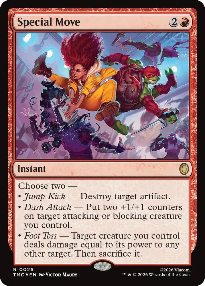 Special Move (Surge Foil) (26) [Teenage Mutant Ninja Turtles Commander]