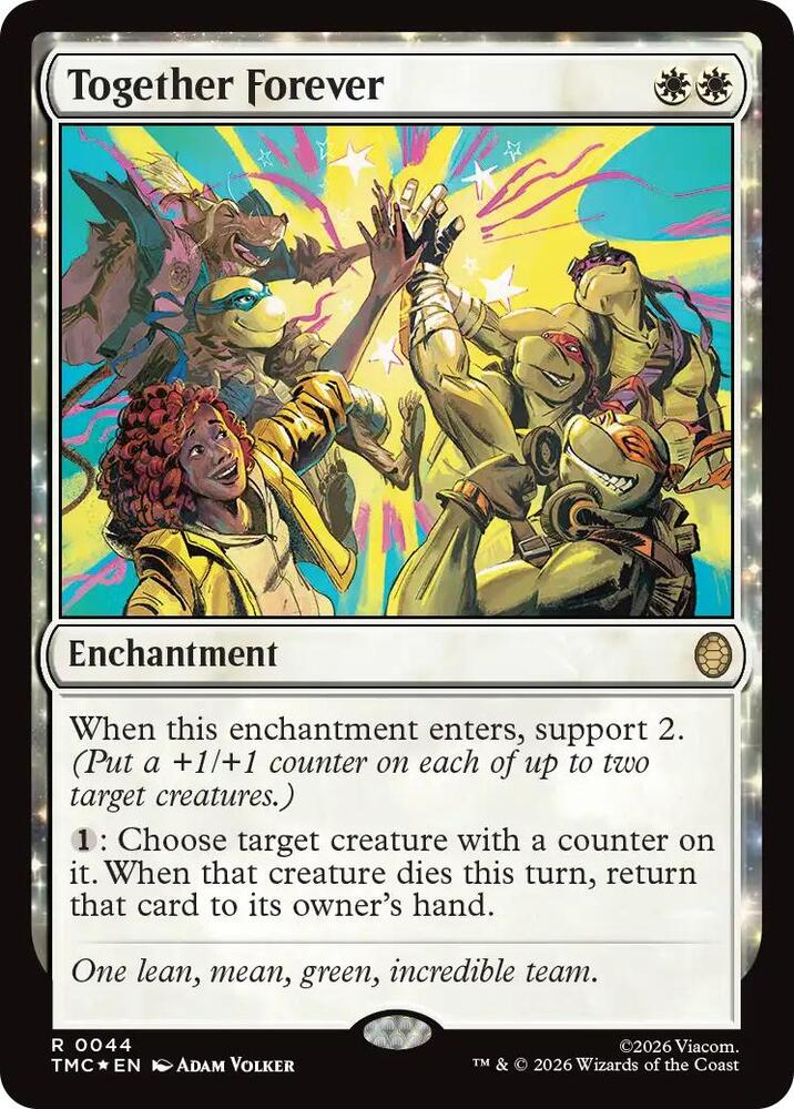 Together Forever (Surge Foil) (44) [Teenage Mutant Ninja Turtles Commander]