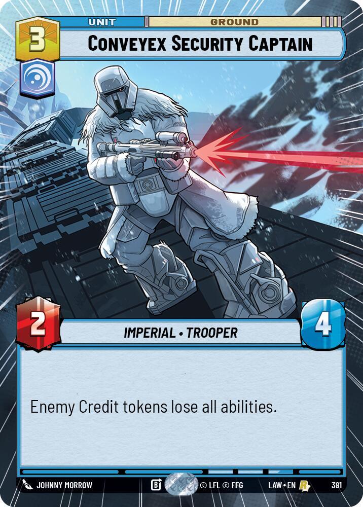 Conveyex Security Captain (Hyperspace) (381) [A Lawless Time]